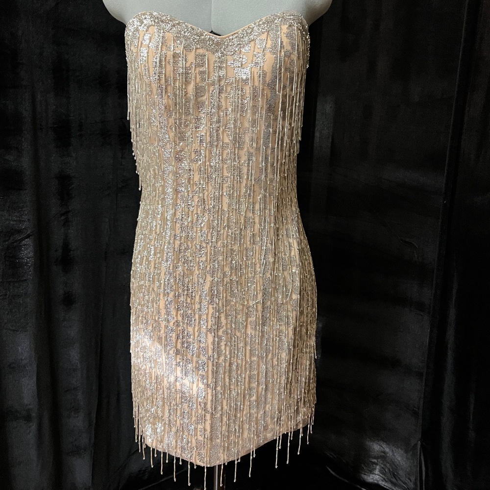 Embellished La Femme Dress | Size 6